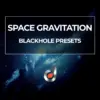 Space Gravitation Blackhole Presets cover art – cosmic background with Eventide plugin logo